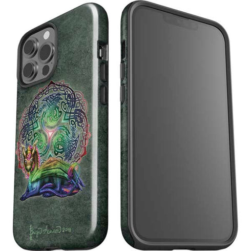 Brigid Ashwood Celtic Dragon iPhone 14 Pro Max Impact Case