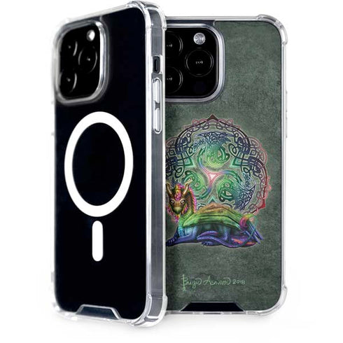 Brigid Ashwood Celtic Dragon iPhone 14 Pro Max MagSafe Case