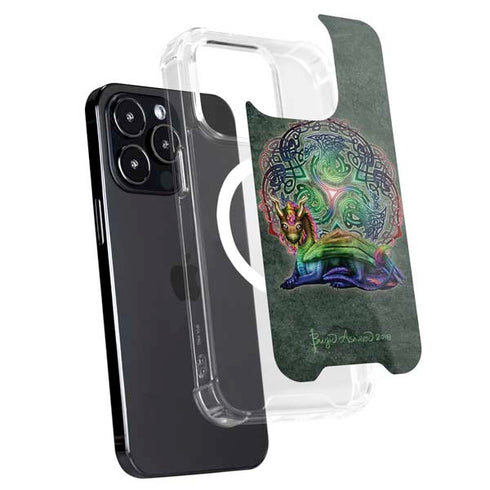 Brigid Ashwood Celtic Dragon iPhone 14 Pro Max MagSafe Case