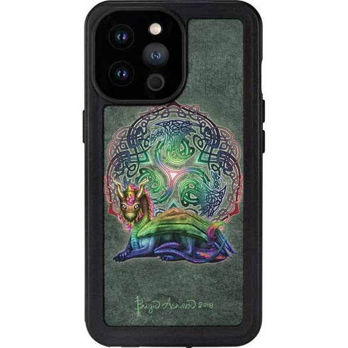 Brigid Ashwood Celtic Dragon iPhone 14 Pro Max Waterproof Case