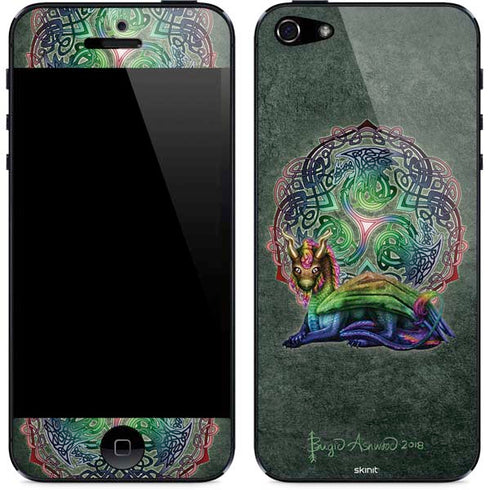 Brigid Ashwood Celtic Dragon iPhone 5/5s/5SE Skin
