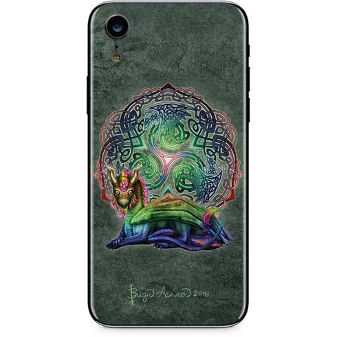 Brigid Ashwood Celtic Dragon iPhone XR Skin