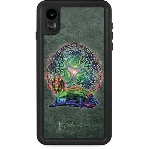 Brigid Ashwood Celtic Dragon iPhone XR Waterproof Case