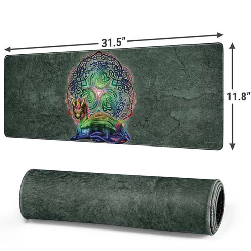 Celtic Dragon by Brigid Ashwood Gaming Mouse Pad