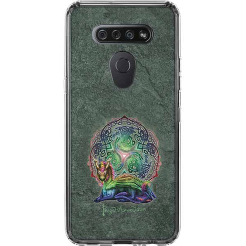 Celtic Dragon by Brigid Ashwood LG K51/Q51 Clear Case