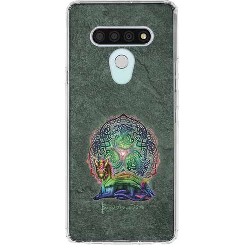 Celtic Dragon by Brigid Ashwood LG Stylo 6 Clear Case