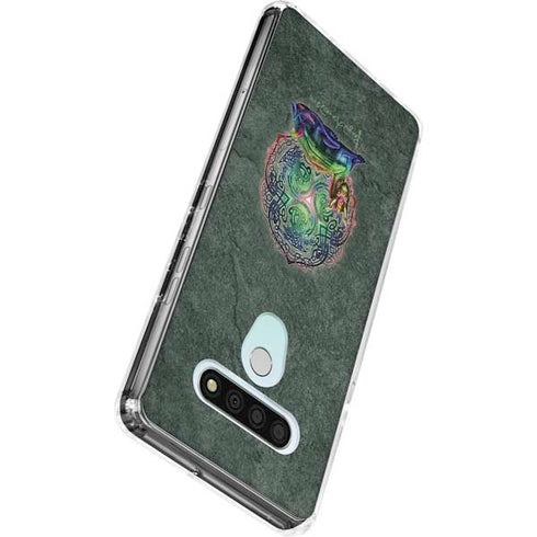 Celtic Dragon by Brigid Ashwood LG Stylo 6 Clear Case