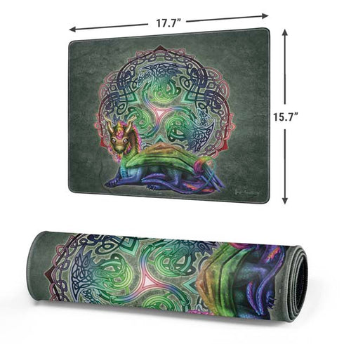 Celtic Dragon by Brigid Ashwood Gaming Mouse Pad