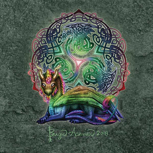 Brigid Ashwood Celtic Dragon Moto E5 Play Skin