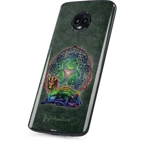 Brigid Ashwood Celtic Dragon Moto G6 Skin