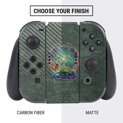 Brigid Ashwood Celtic Dragon Nintendo Switch Bundle Skin