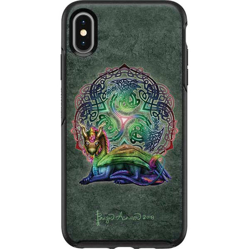 Brigid Ashwood Celtic Dragon Otterbox Symmetry iPhone Skin