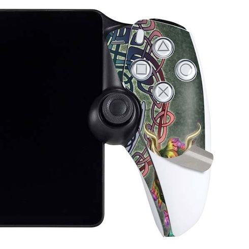Celtic Dragon by Brigid Ashwood PlayStation Portal Remote Player Skin