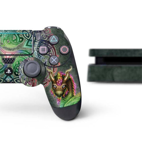 Brigid Ashwood Celtic Dragon PS4 Slim Bundle Skin