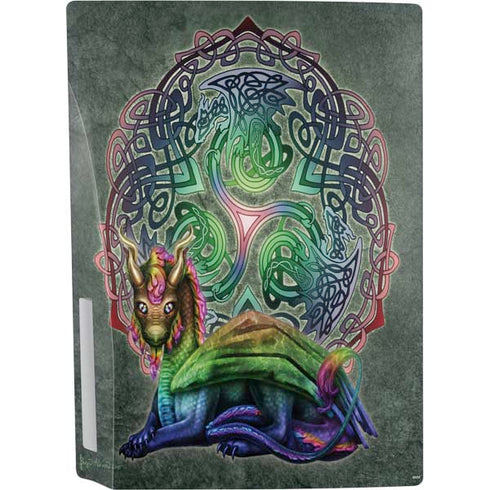 Brigid Ashwood Celtic Dragon PS5 Console Skin