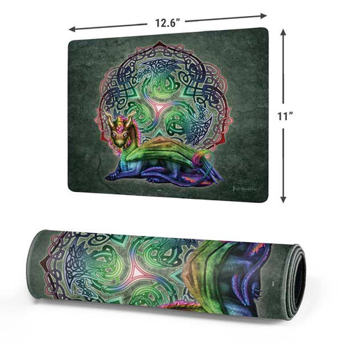 Celtic Dragon by Brigid Ashwood Gaming Mouse Pad