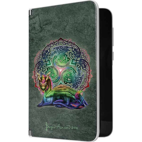 Brigid Ashwood Celtic Dragon Surface Duo Skin