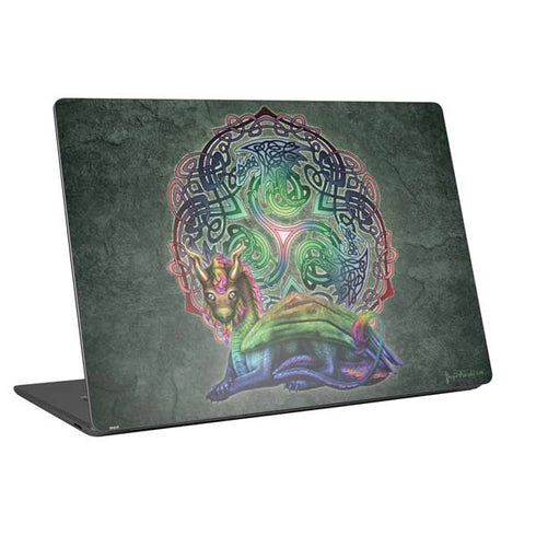 Brigid Ashwood Celtic Dragon Universal Laptop 12in (9.8 x 6.8in) Skin