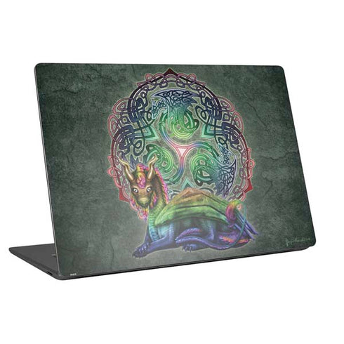 Brigid Ashwood Celtic Dragon Universal Laptop 14in (11.4 x 8.2in) Skin