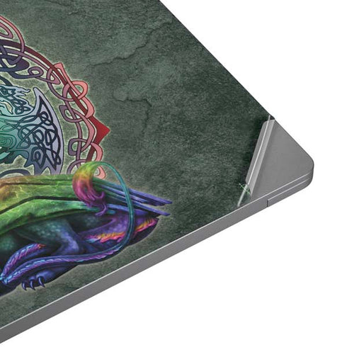 Brigid Ashwood Celtic Dragon Universal Laptop 14in (11.4 x 8.2in) Skin
