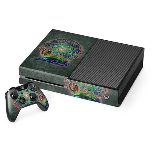 Brigid Ashwood Celtic Dragon Xbox One Console and Controller Bundle Skin