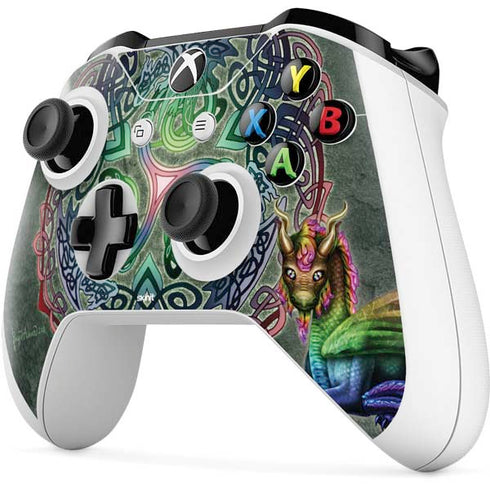 Brigid Ashwood Celtic Dragon Xbox One S All-Digital Edition Bundle Skin