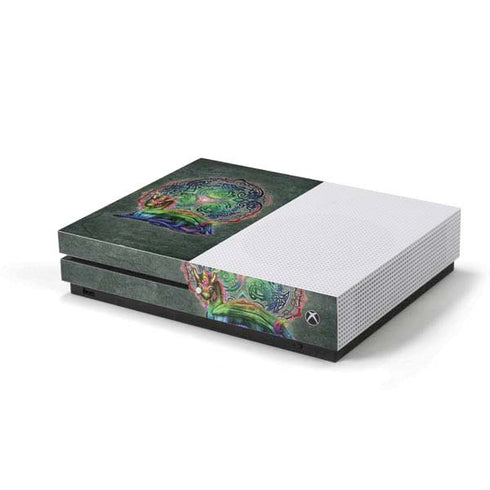 Brigid Ashwood Celtic Dragon Xbox One S Console Skin