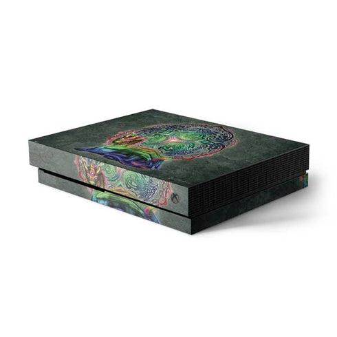 Brigid Ashwood Celtic Dragon Xbox One X Console Skin