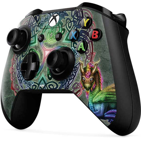 Brigid Ashwood Celtic Dragon Xbox One X Controller Skin