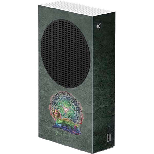 Brigid Ashwood Celtic Dragon Xbox Series S Console Skin
