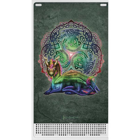 Brigid Ashwood Celtic Dragon Xbox Series S Console Skin