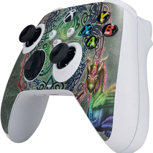 Brigid Ashwood Celtic Dragon Xbox Series S Controller Skin