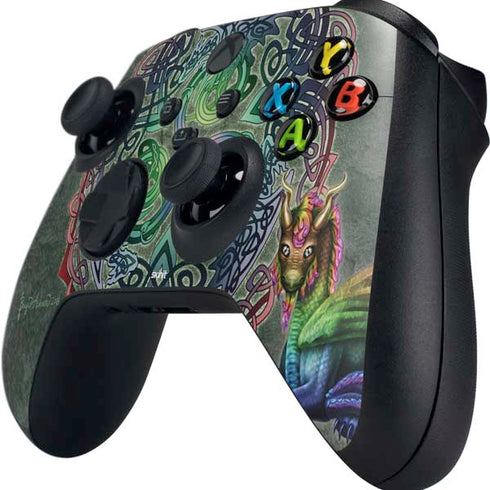 Brigid Ashwood Celtic Dragon Xbox Series X Controller Skin