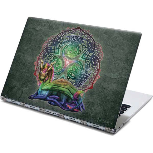 Brigid Ashwood Celtic Dragon Yoga 910 2-in-1 14in Touch-Screen Skin