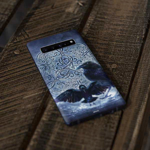 Brigid Ashwood Celtic Raven Galaxy S10 Plus Skin
