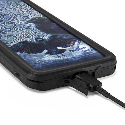 Brigid Ashwood Celtic Raven Galaxy S20 Plus Waterproof Case