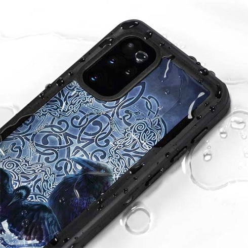Brigid Ashwood Celtic Raven Galaxy S20 Plus Waterproof Case