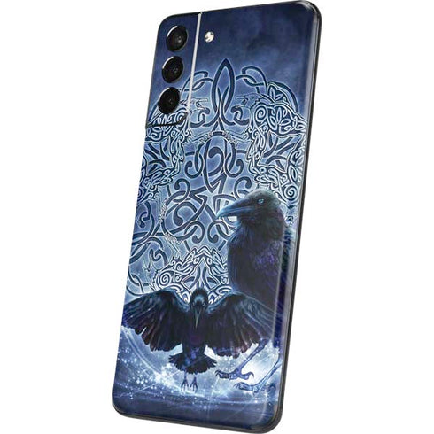 Brigid Ashwood Celtic Raven Galaxy S21 Plus 5G Skin