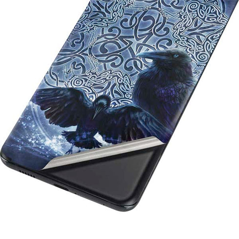 Brigid Ashwood Celtic Raven Galaxy S21 Plus 5G Skin