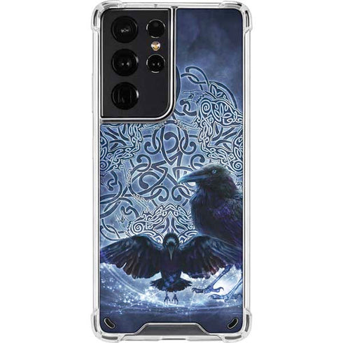 Brigid Ashwood Celtic Raven Galaxy S21 Ultra 5G Clear Case