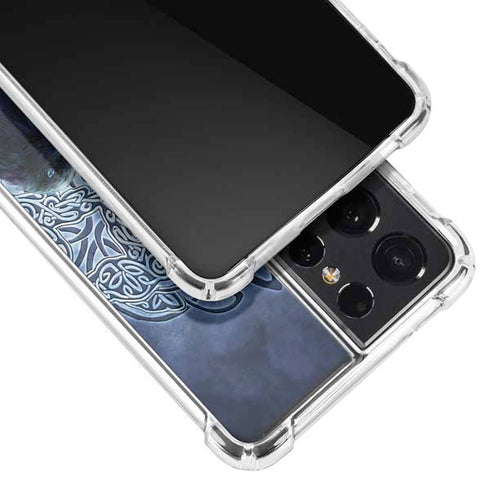Brigid Ashwood Celtic Raven Galaxy S21 Ultra 5G Clear Case