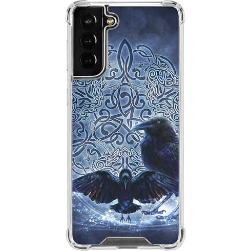 Brigid Ashwood Celtic Raven Galaxy S22 Plus Clear Case