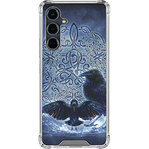 Celtic Raven by Brigid Ashwood Galaxy S23 FE Clear Case