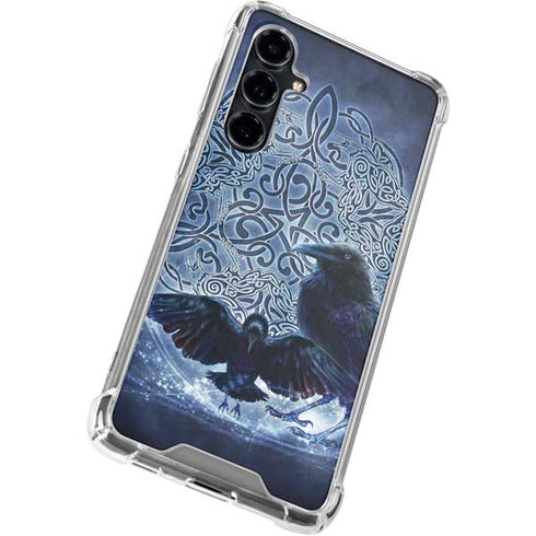 Celtic Raven by Brigid Ashwood Galaxy S23 FE Clear Case