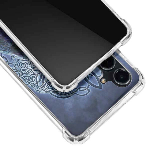Celtic Raven by Brigid Ashwood Galaxy S23 FE Clear Case