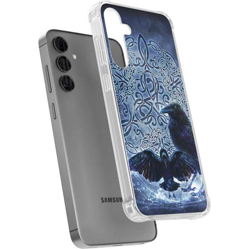 Celtic Raven by Brigid Ashwood Galaxy S24 Plus Clear Case
