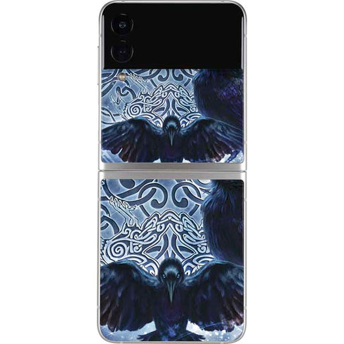 Brigid Ashwood Celtic Raven Galaxy Z Flip3 5G Skin