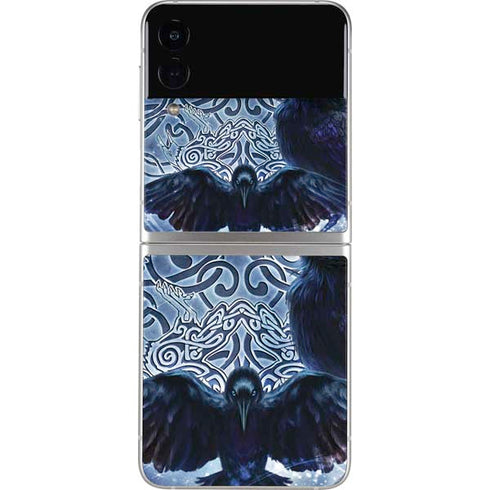 Brigid Ashwood Celtic Raven Galaxy Z Flip4 5G Skin