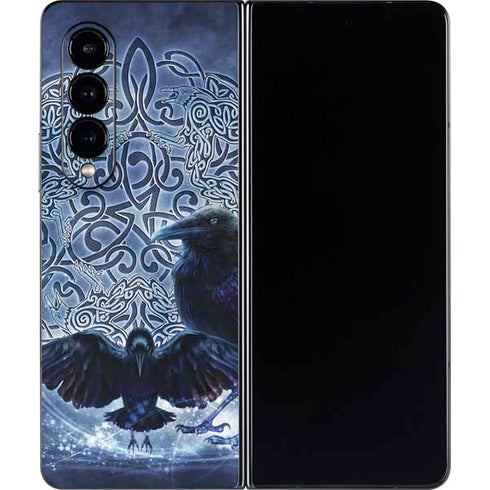 Brigid Ashwood Celtic Raven Galaxy Z Fold4 5G Skin