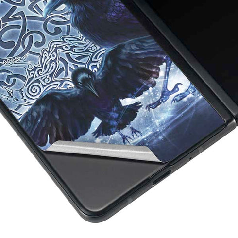 Brigid Ashwood Celtic Raven Galaxy Z Fold4 5G Skin